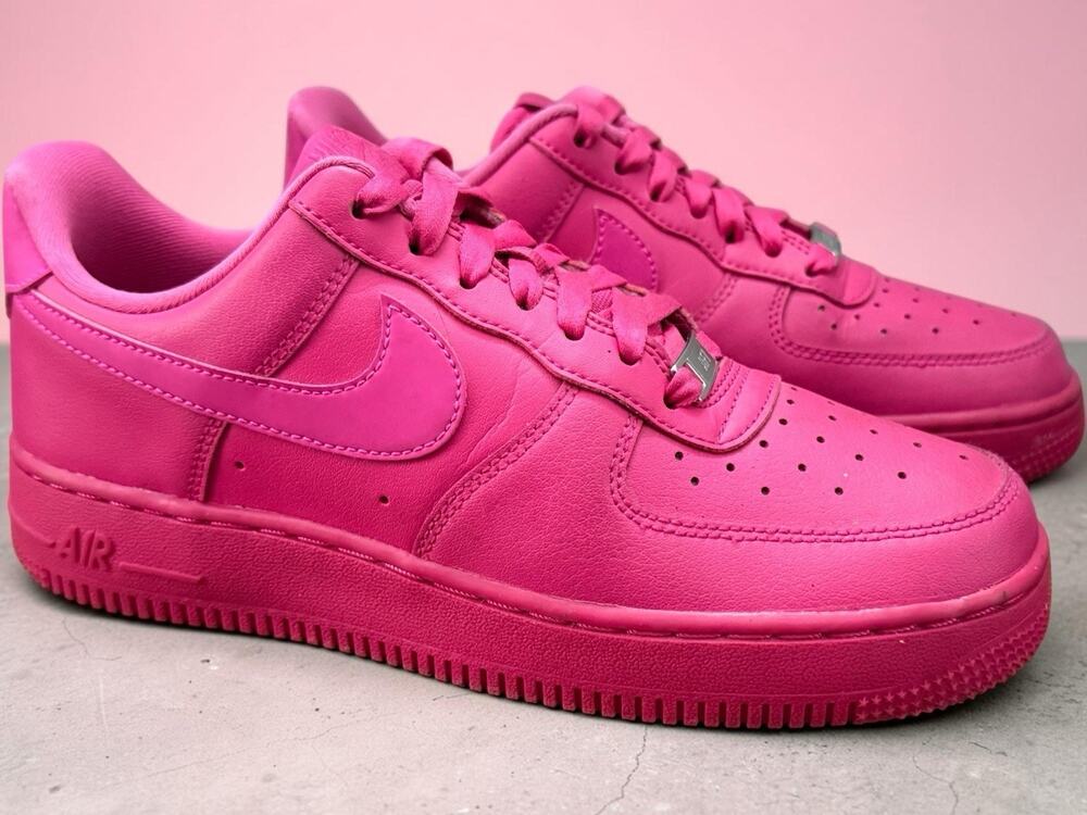 VGUC Nike Air Force 1 '07 Fireberry/Fierce Pink Women’s Size 7 US DD8959-600